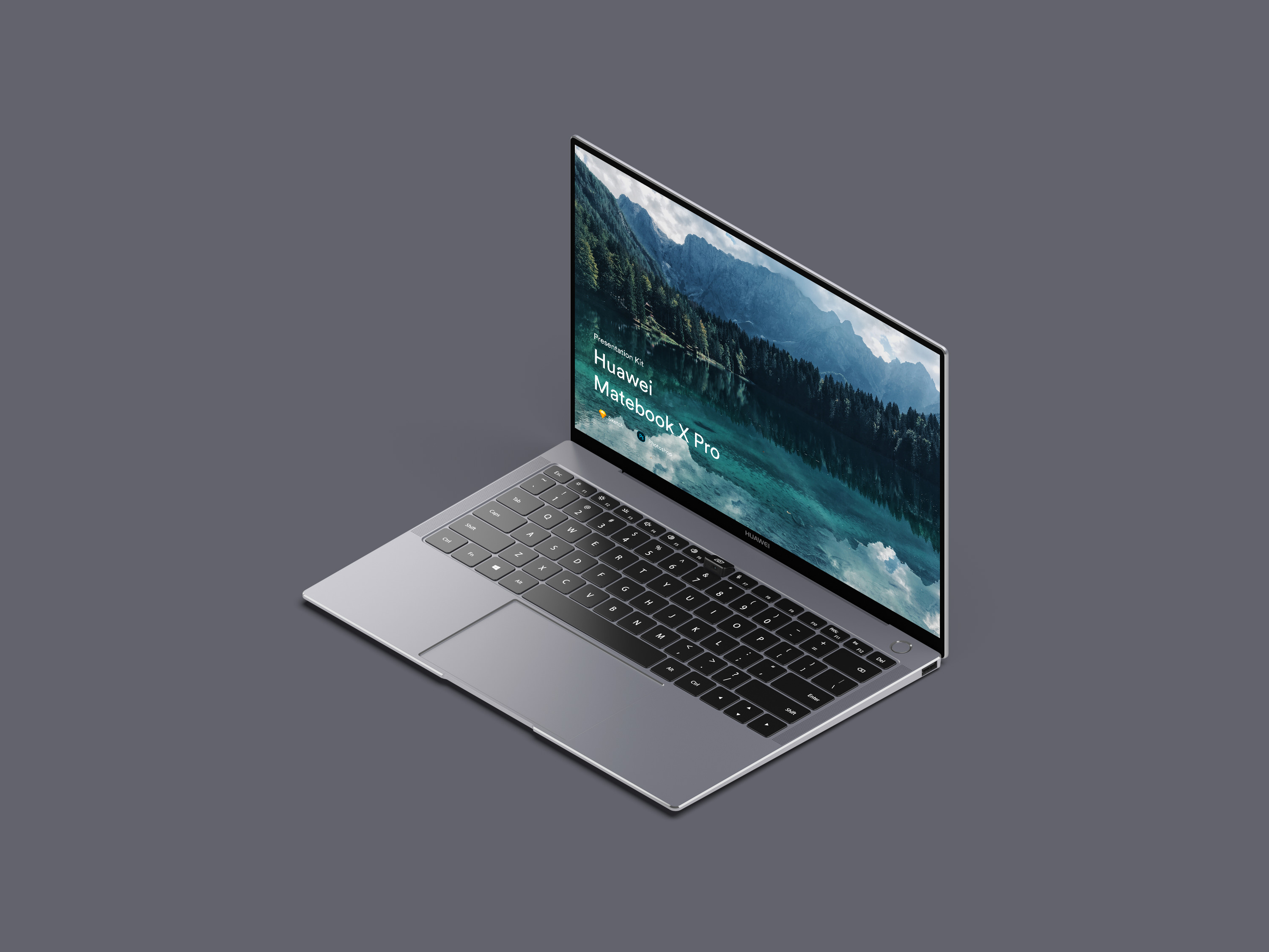 Huawei MateBook X Mockup